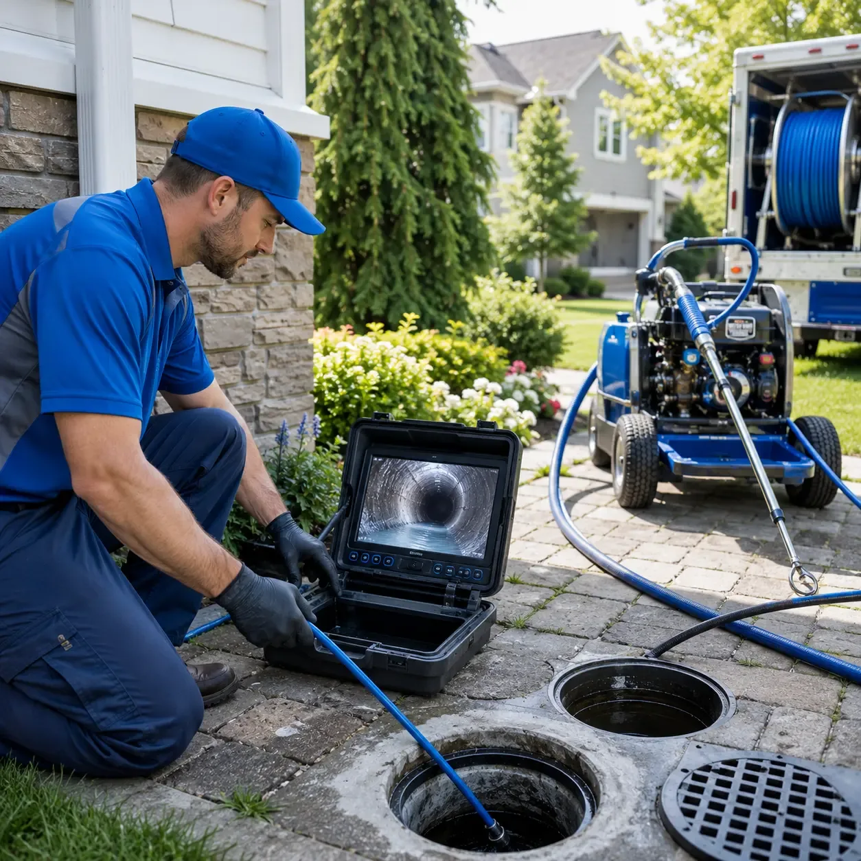 Outdoor drain cleaning professionals serving Clay, WV