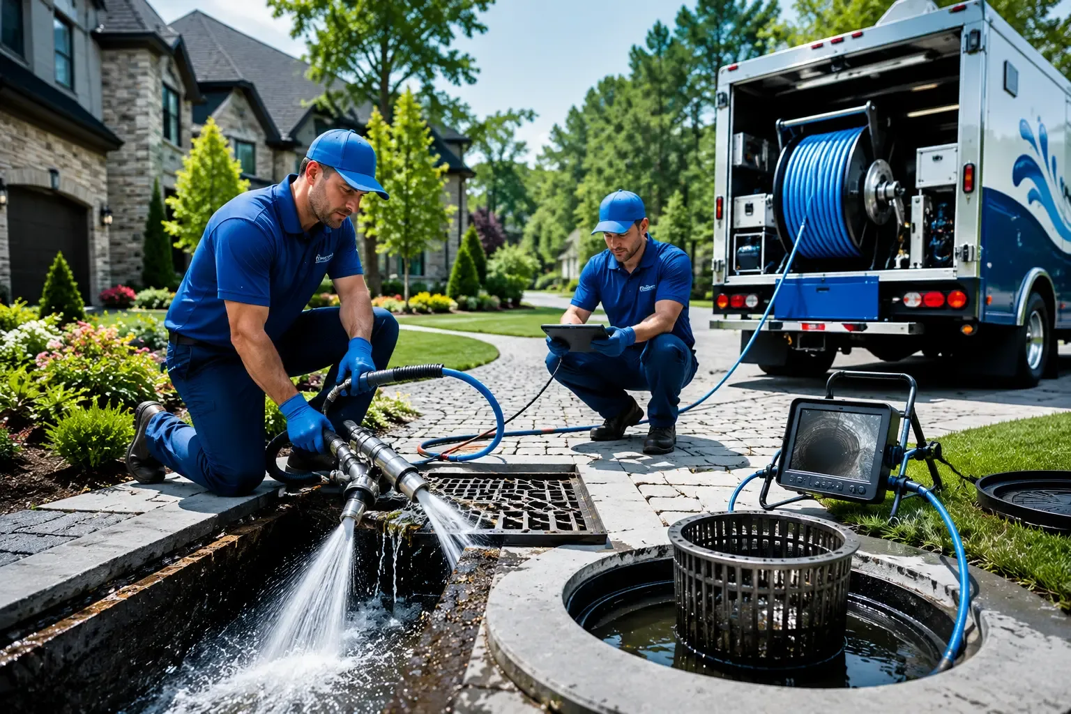 Local outdoor drain cleaning professionals in Clay, WV